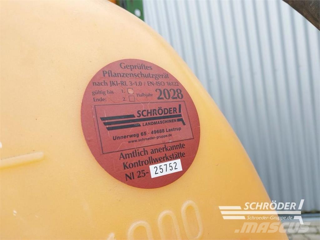 Amazone UF 1000 | 15 METER | TÜV BIS 2028 承載式噴霧機