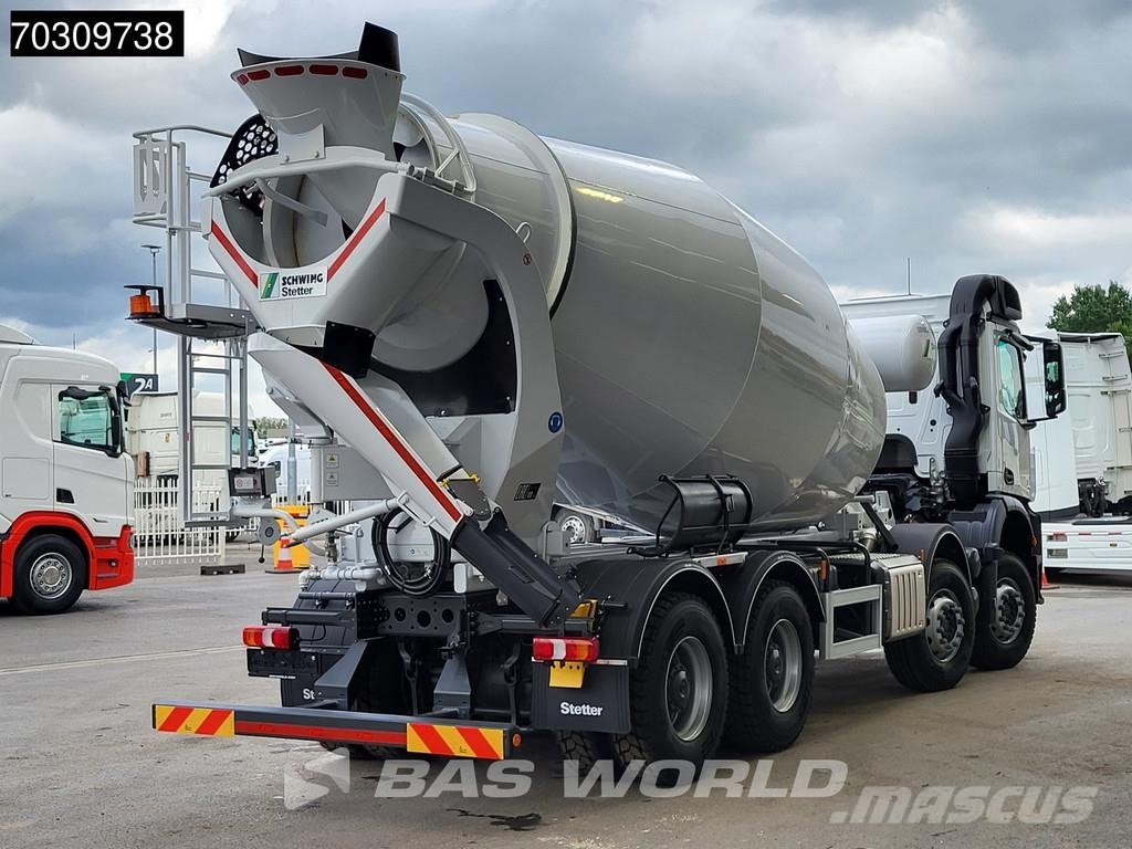 Mercedes-Benz Arocs 4142 8X4 NEW German Registration! 12m3 Stett Betonmixers en pompen