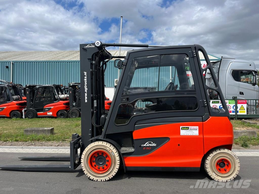 Linde E50HL-01 Elektriniai šakiniai krautuvai