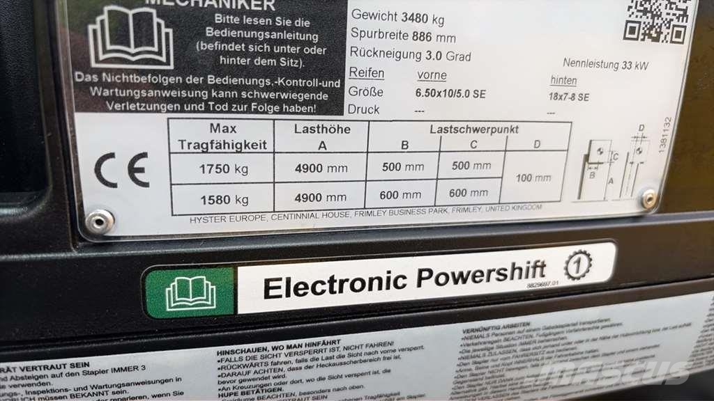 Hyster H2.0FTS LPG Інше