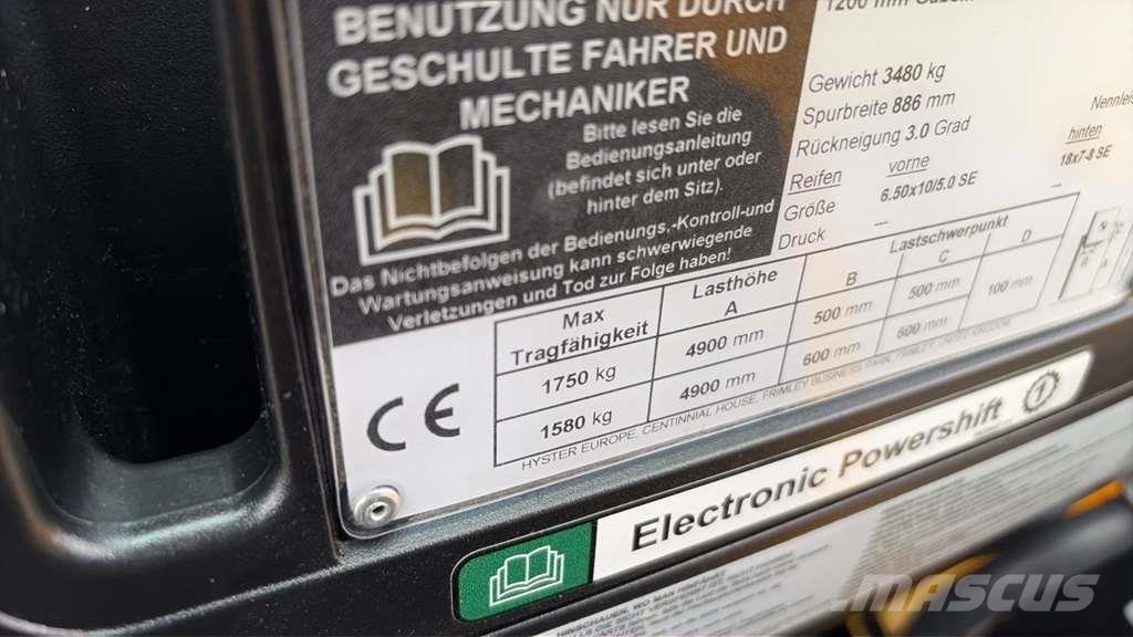 Hyster H2.0FTS LPG Інше