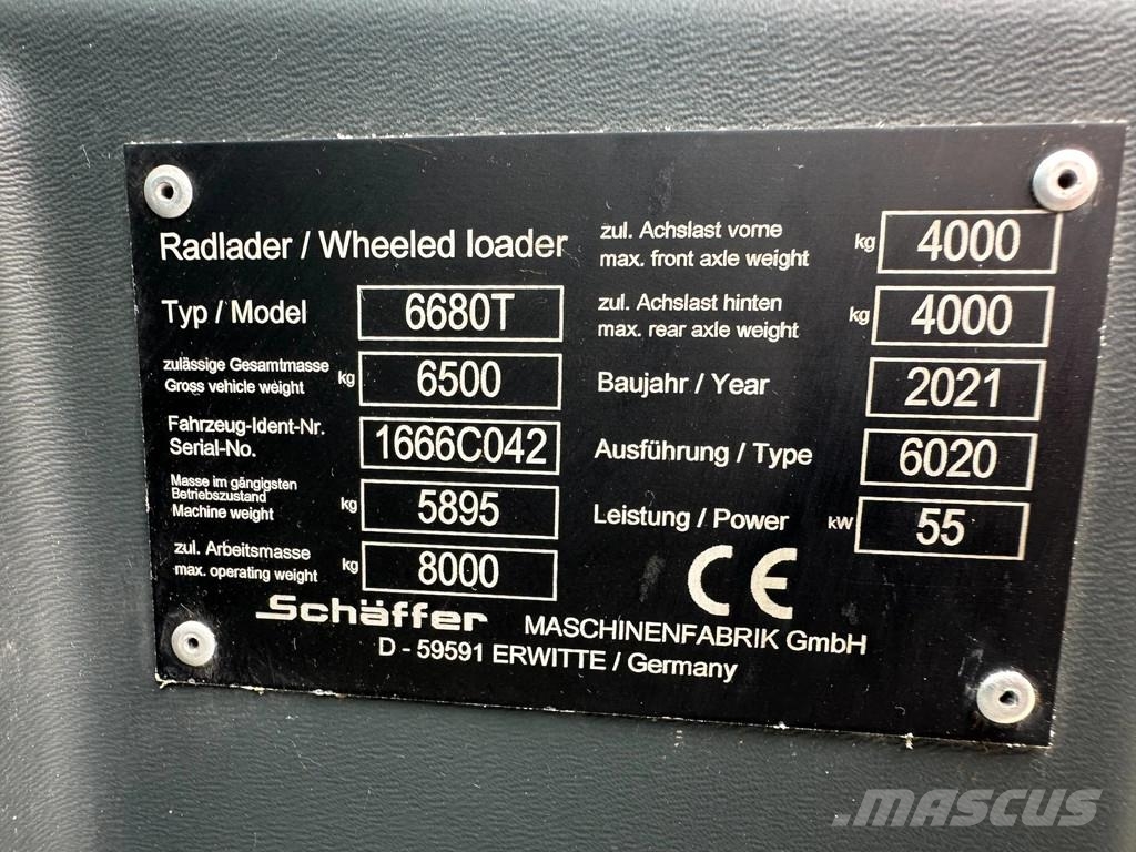 Schäffer T6680 Teleskopiska hjullastare