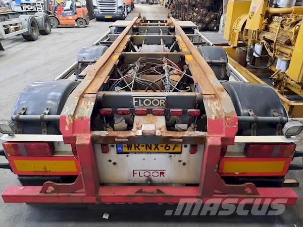 Floor FLA-3-101 نصف مقطورات مسطحة / مفصلية الجوانب