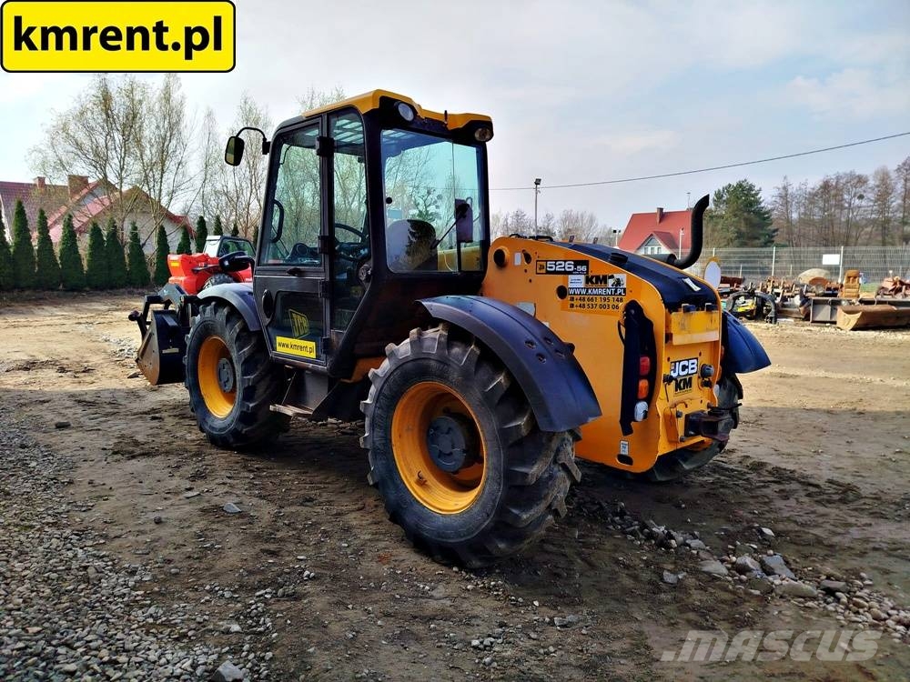 JCB 526-56 AGRI PLUS ŁADOWARKA TELESKOPOWA 115 KM ! 20 伸缩臂叉装车|叉装车