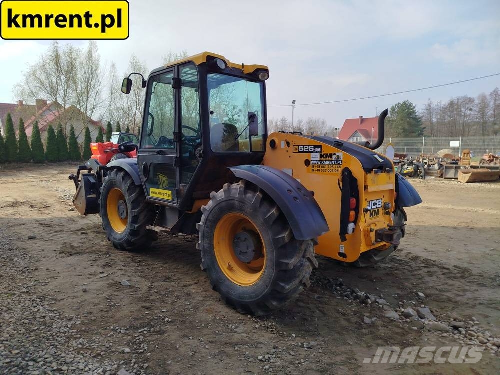 JCB 526-56 AGRI PLUS ŁADOWARKA TELESKOPOWA 115 KM ! 20 伸缩臂叉装车|叉装车