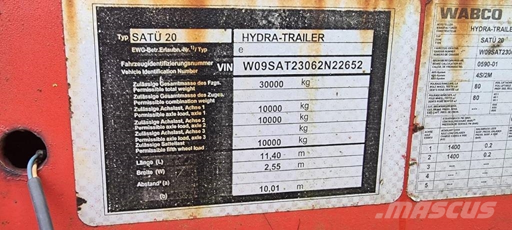  Hydra Semi | 2 axle BPW | Ramps | Najazdy Poluprikolice labudice