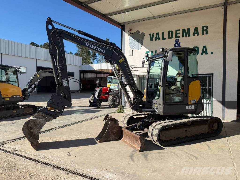 Volvo ECR 50 D, Power-tilt Mini Escavadoras <7t