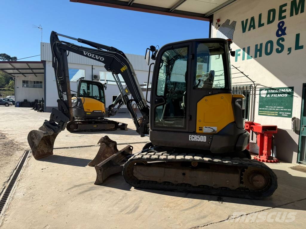 Volvo ECR 50 D, Power-tilt Mini Escavadoras <7t