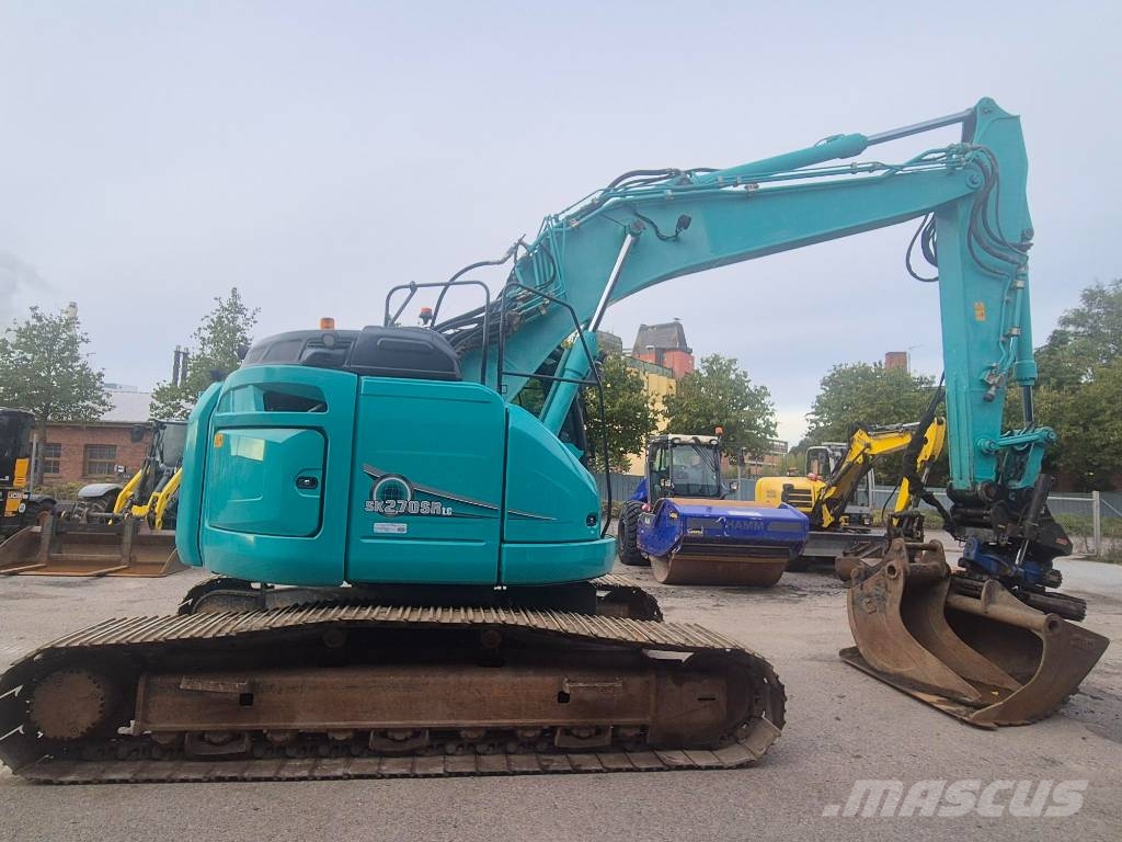 Kobelco SK270SRLC-5 RT & 2 skopor Bageri gusjeničari