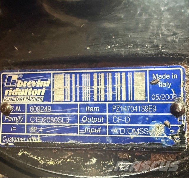 Brevini CTD2050SL3  + Hydraulic MOTOR DANFOSS Převodovka