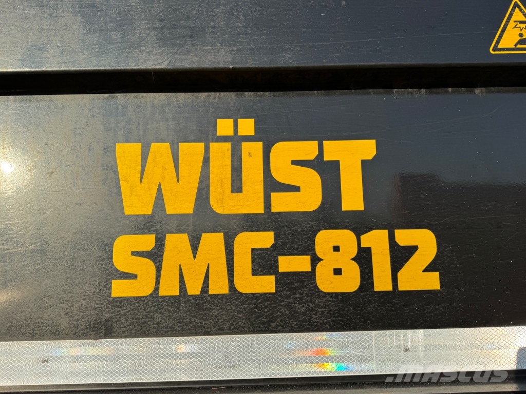 Volvo FM 540 6X6 / Wüst SMC-812TCR ماكينات تقطيع أخشاب الحراجة