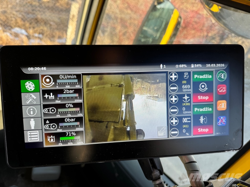 Volvo FM 540 6X6 / Wüst SMC-812TCR ماكينات تقطيع أخشاب الحراجة