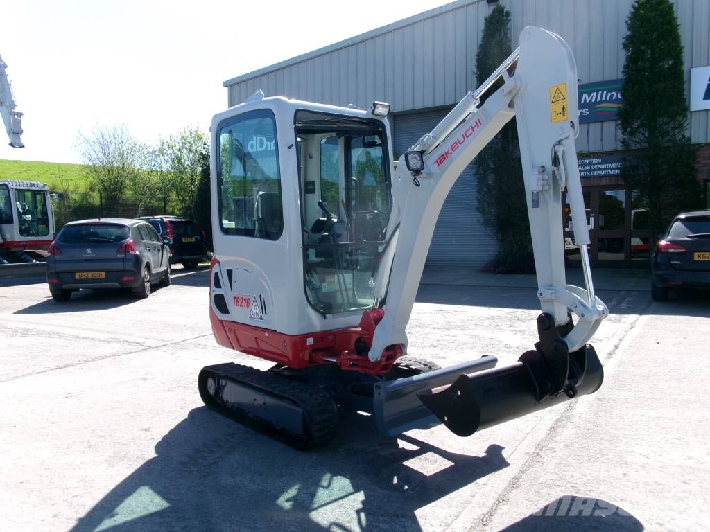 Takeuchi TB216 cab Mini excavators < 7t (Mini diggers)