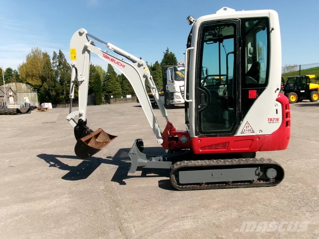 Takeuchi TB216 cab Mini excavators < 7t (Mini diggers)