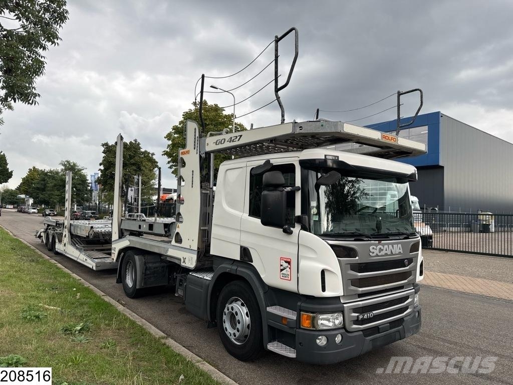 Scania P 410 EURO 5, Rolfo, EGO 427, Retarder, Combi Nákladní vozy na přepravu automobilů