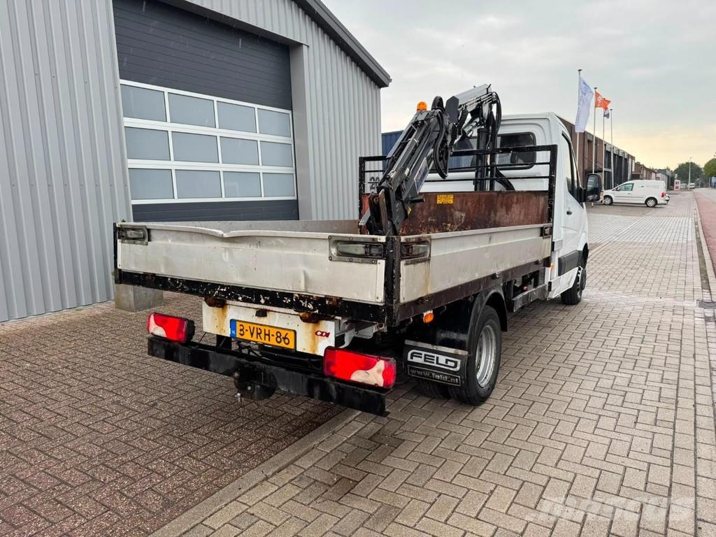 Mercedes-Benz 513 CDI, Crane Hiab 022-2 kipper Φορτηγά Van Ανατροπή