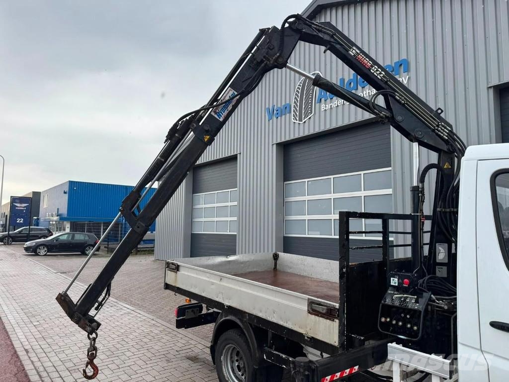 Mercedes-Benz 513 CDI, Crane Hiab 022-2 kipper Φορτηγά Van Ανατροπή