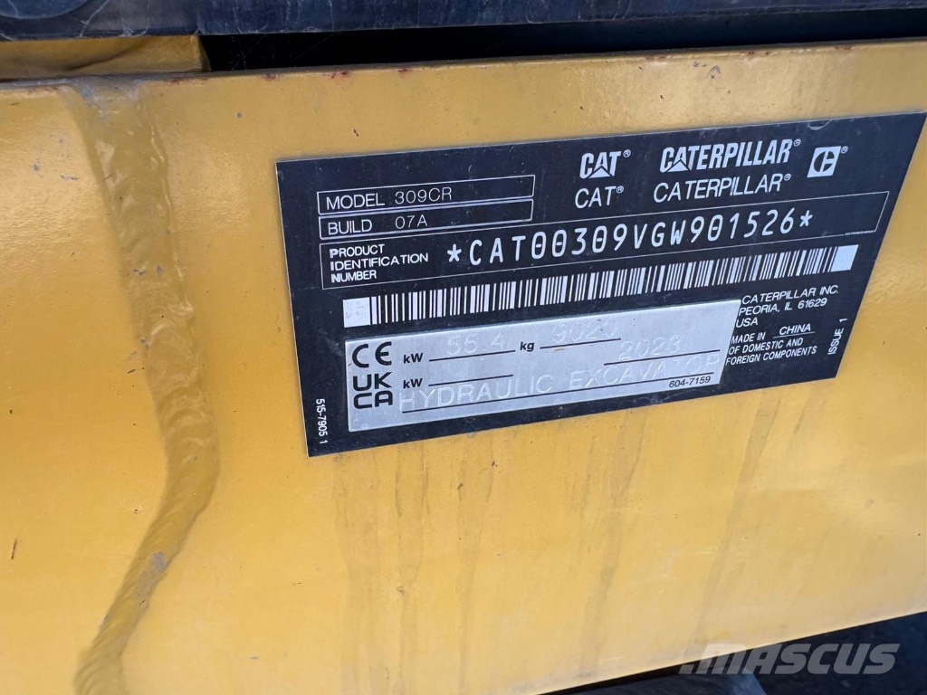 CAT 309 Midigraafmachines 7t - 12t