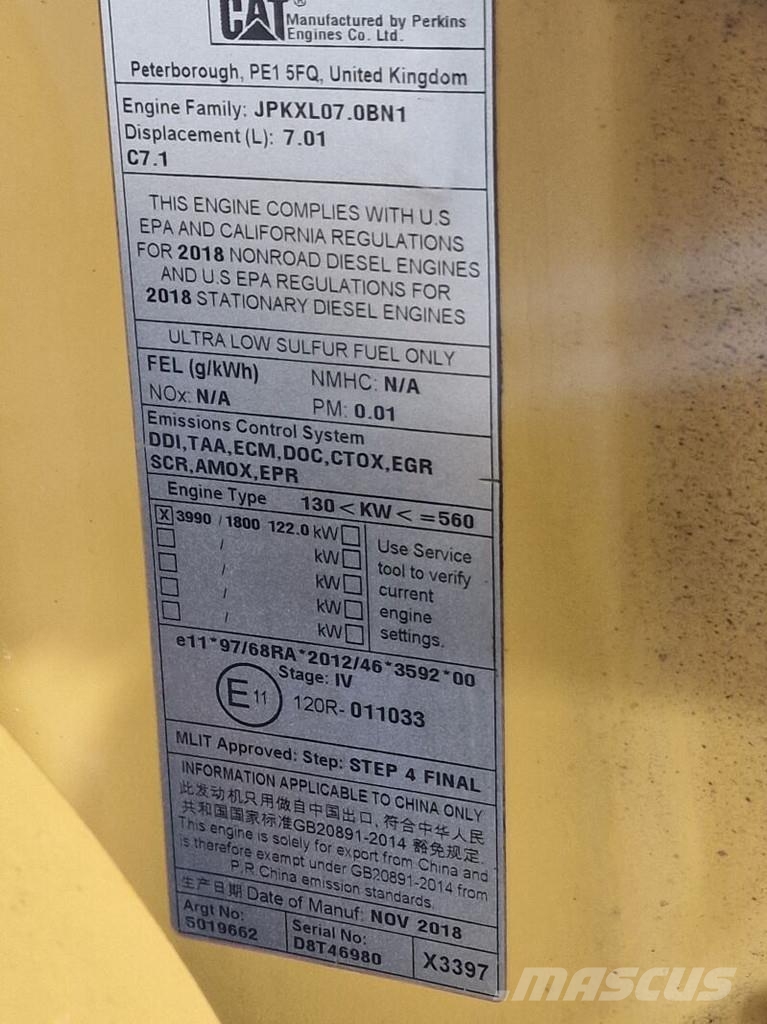 CAT C7.1 Motores