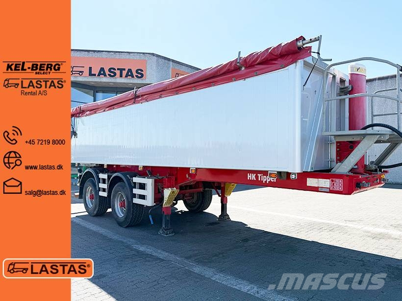 HK TIPPER 2 axle Tipper / 2 axle Alukastenmulde Kipper 25m3 Semirremolques de volteo