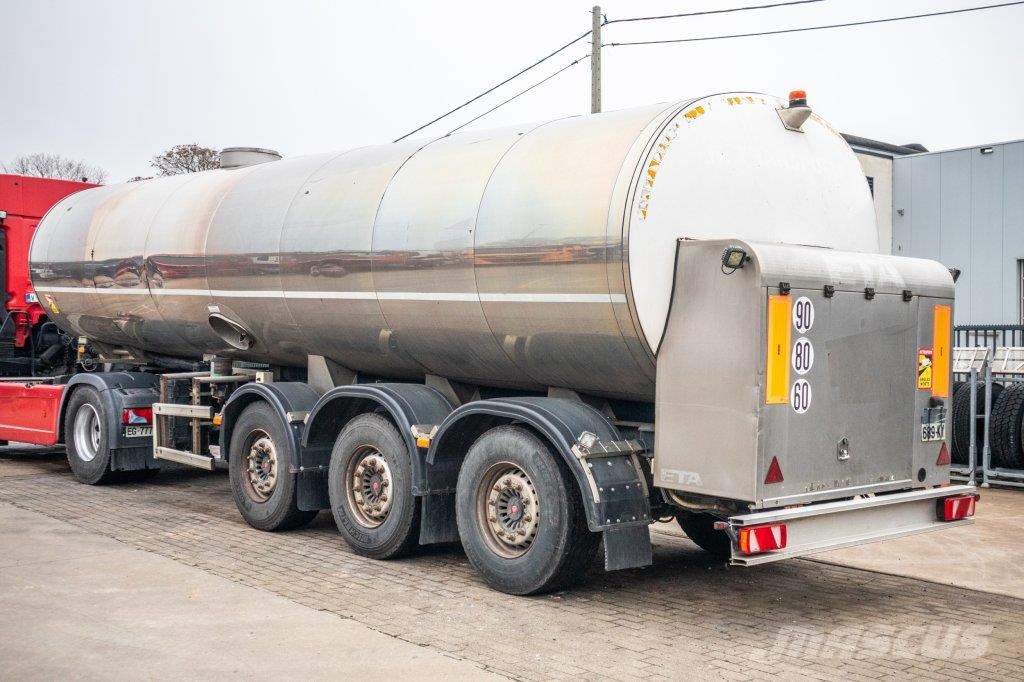 ETA CITERNE LAIT/MILCH/MILK 29000L Semi-trailer med Tank