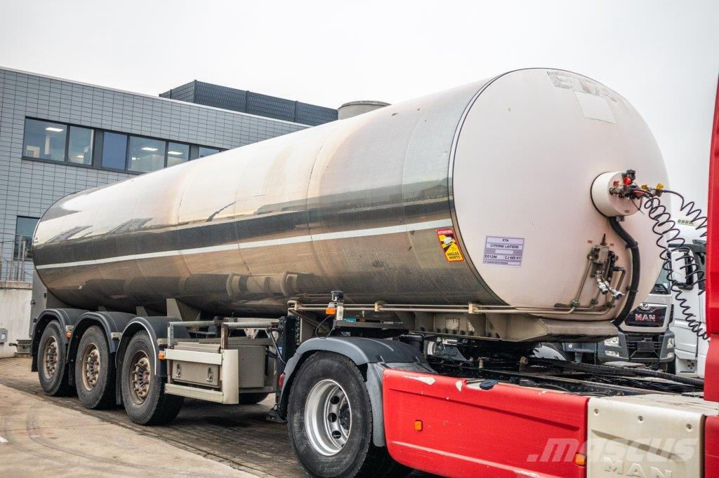ETA CITERNE LAIT/MILCH/MILK 29000L Semi-trailer med Tank