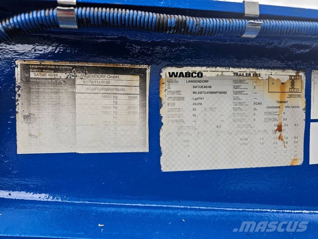Langendorf SATUE 40/48 Semirremolques de carga baja