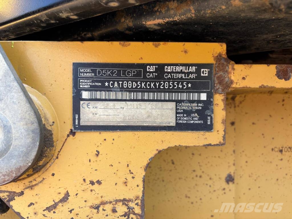CAT D 5 K 2 LGP Bouteurs sur chenilles