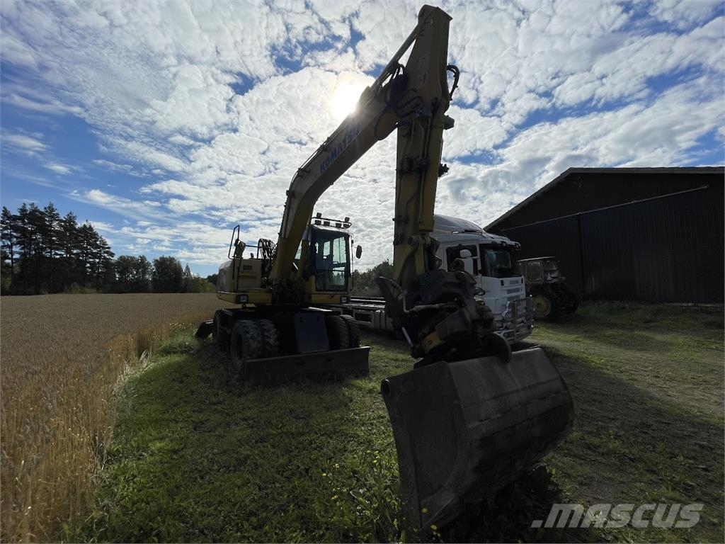 Komatsu PW160-7K Bageri na kotačima