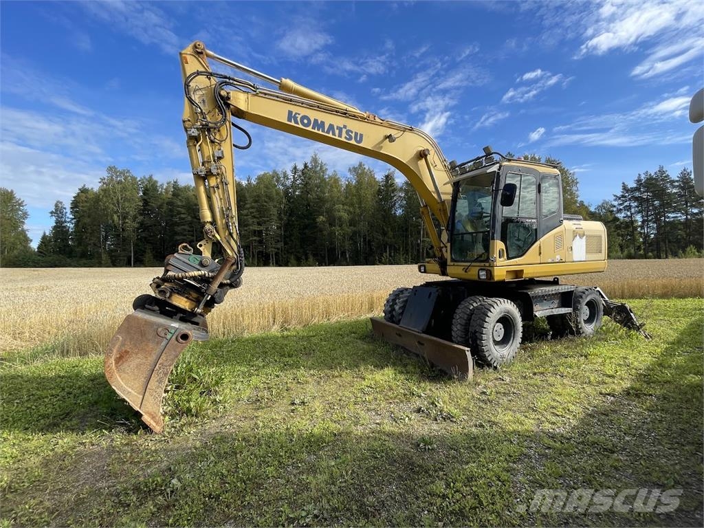 Komatsu PW160-7K Bageri na kotačima