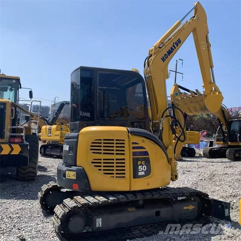 Komatsu PC 50 MR Mini ekskavatörler, 7 tona dek