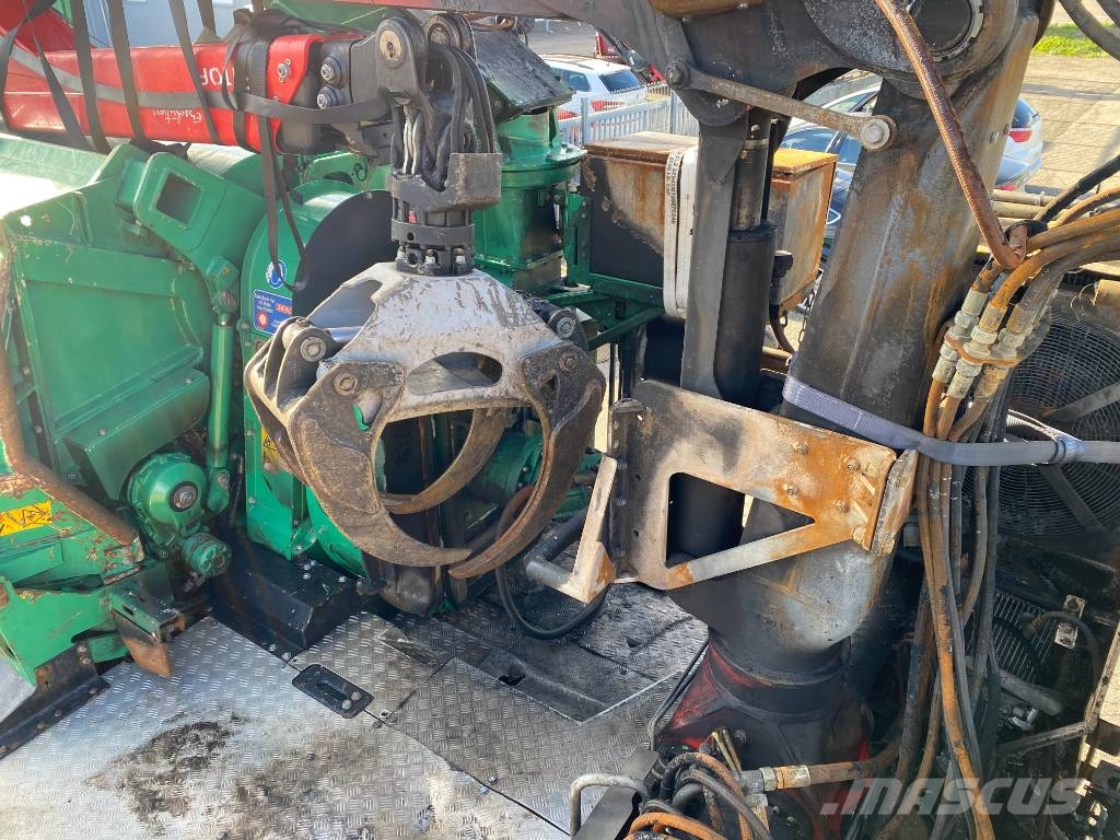 MAN TGS 26-500 6x6/JENZ HEM 583R endommagé Broyeur forestier