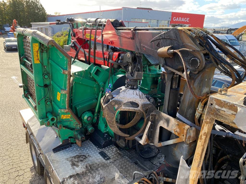 MAN TGS 26-500 6x6/JENZ HEM 583R endommagé Broyeur forestier