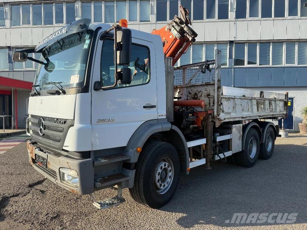Mercedes-Benz Axor 2633 6X4 FULL STEEL TEREX 145.2 + WAF KIPPER رافعات صالحة لكل أنواع الطرق