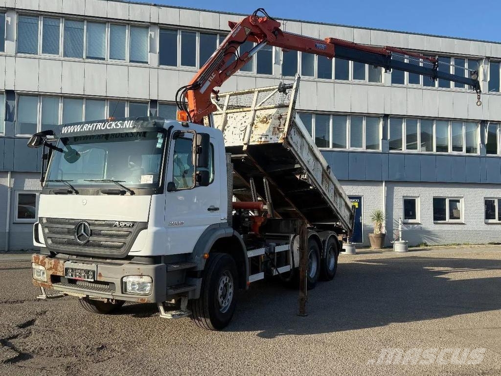 Mercedes-Benz Axor 2633 6X4 FULL STEEL TEREX 145.2 + WAF KIPPER رافعات صالحة لكل أنواع الطرق