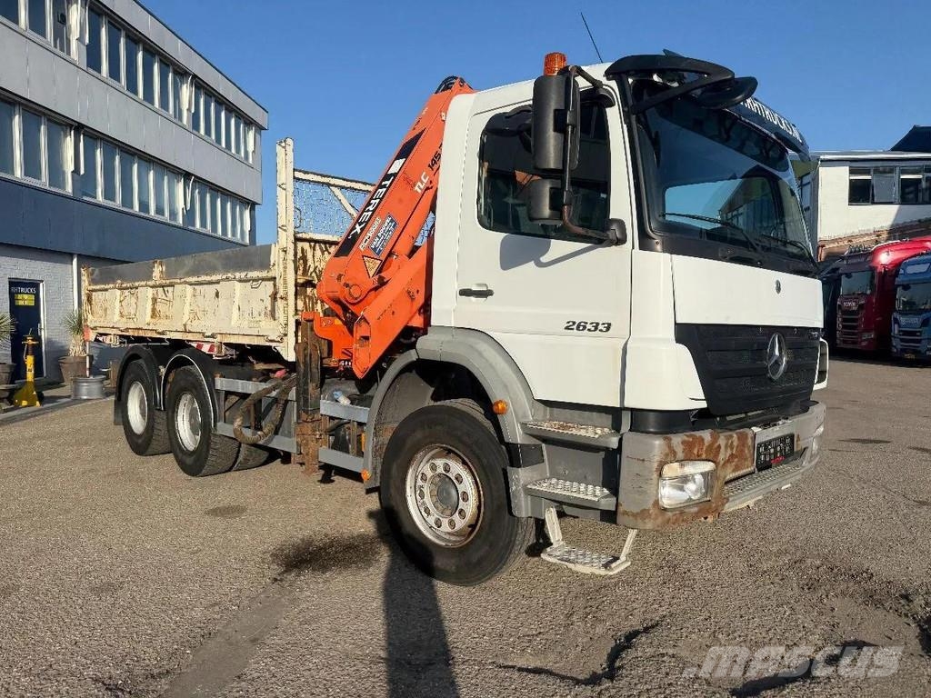 Mercedes-Benz Axor 2633 6X4 FULL STEEL TEREX 145.2 + WAF KIPPER رافعات صالحة لكل أنواع الطرق