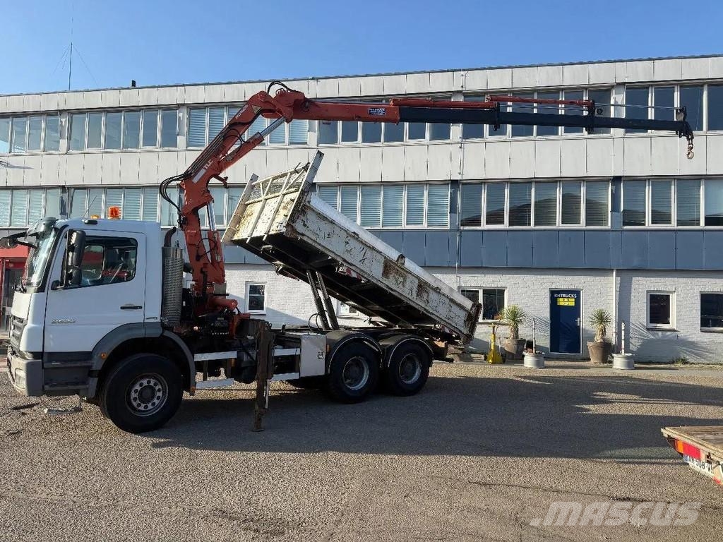 Mercedes-Benz Axor 2633 6X4 FULL STEEL TEREX 145.2 + WAF KIPPER رافعات صالحة لكل أنواع الطرق