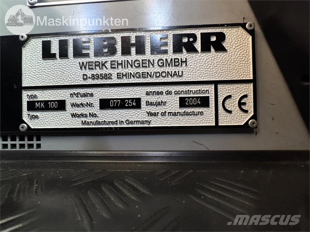 Liebherr MK100 자동 크레인