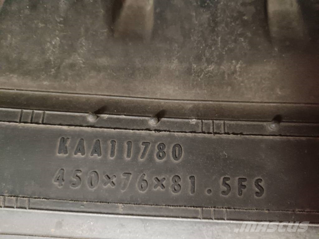 Bridgestone Kumitelat 450x76x81.5 Belter, kjettinger og understell