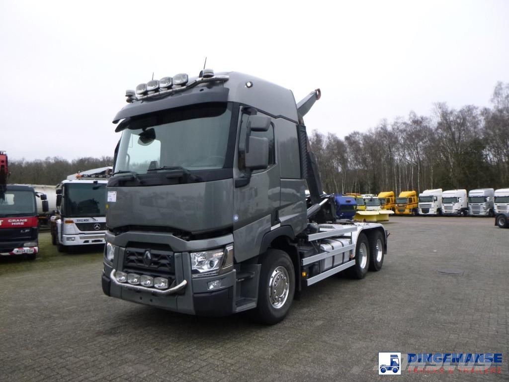 Renault T 480 6x2 Euro 6 container hook Camiones polibrazo