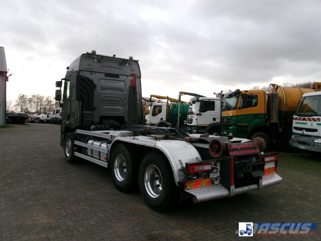 Renault T 480 6x2 Euro 6 container hook Camiones polibrazo
