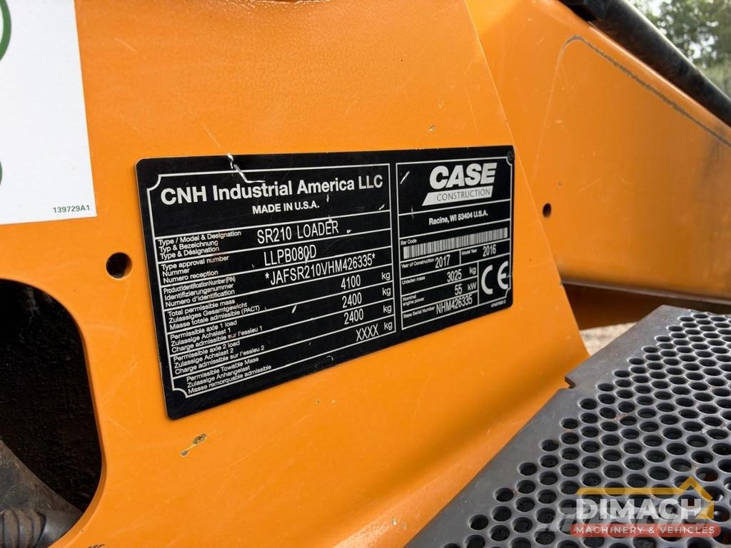 CASE SR210 CE - air conditioning - NL Machine - Low hou ホイールローダー・タイヤショベル