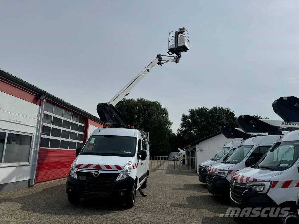 Opel Movano Hubarbeitsbühne KLUBB K38P Korb 200kg EURO Autoplošiny