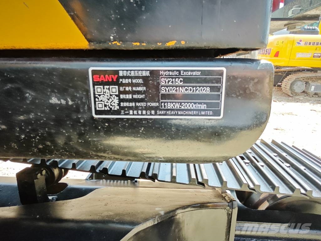 Sany SY 215 C Pásová rýpadla