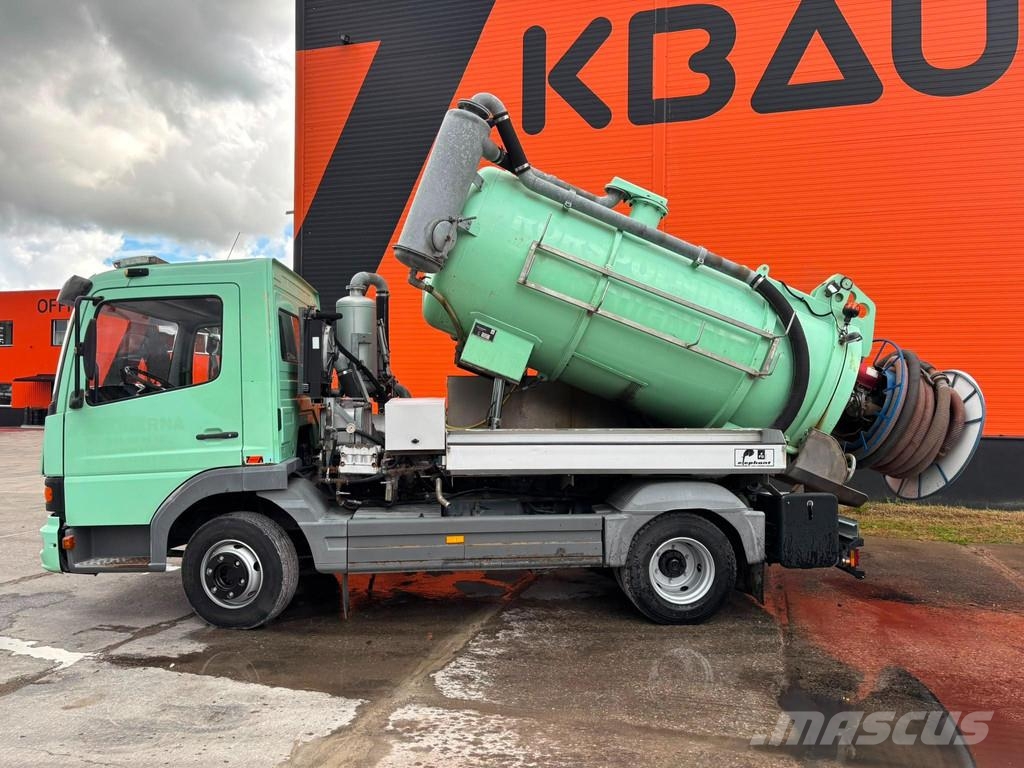 Mercedes-Benz Atego 1018 4x2 FFG 5100 l / pressure Pratissoli KL Kombinētās vakumsūkņa mašīnas