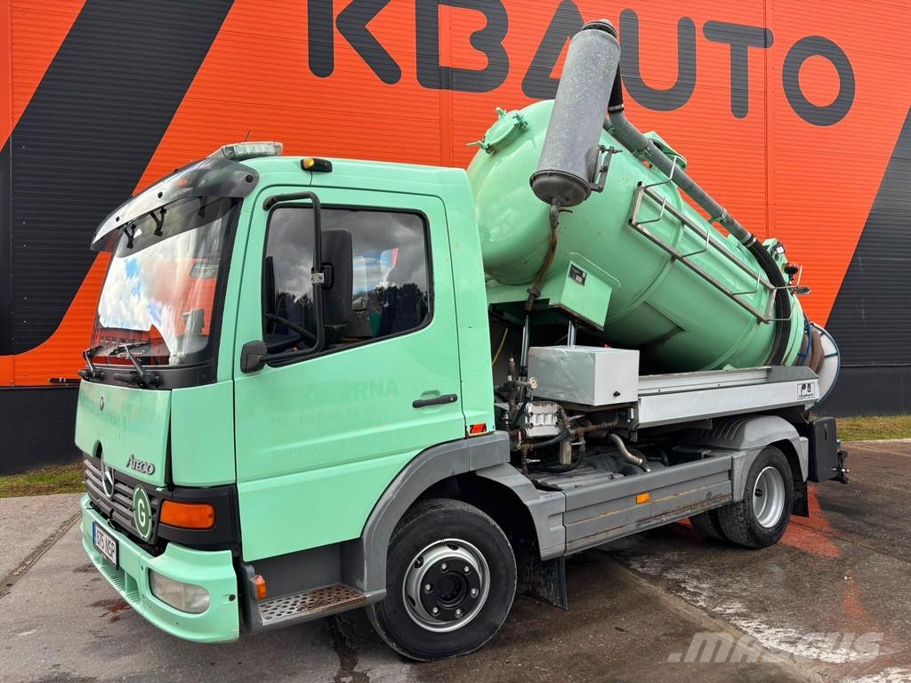 Mercedes-Benz Atego 1018 4x2 FFG 5100 l / pressure Pratissoli KL Kombinētās vakumsūkņa mašīnas