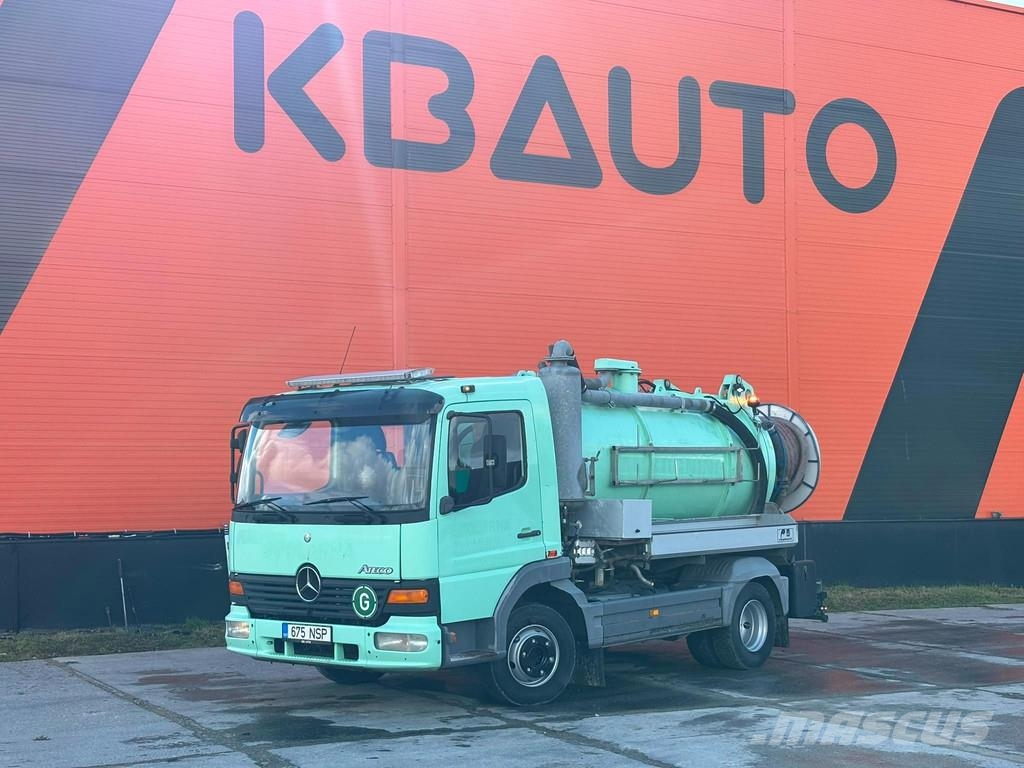 Mercedes-Benz Atego 1018 4x2 FFG 5100 l / pressure Pratissoli KL Kombinētās vakumsūkņa mašīnas