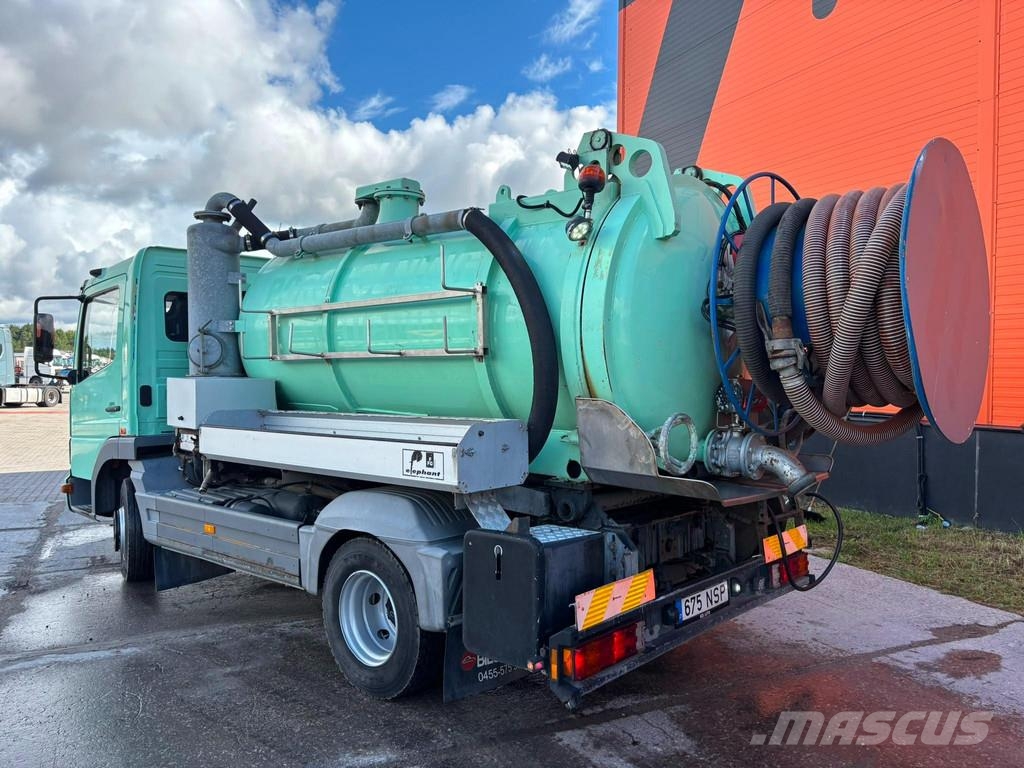 Mercedes-Benz Atego 1018 4x2 FFG 5100 l / pressure Pratissoli KL Kombinētās vakumsūkņa mašīnas