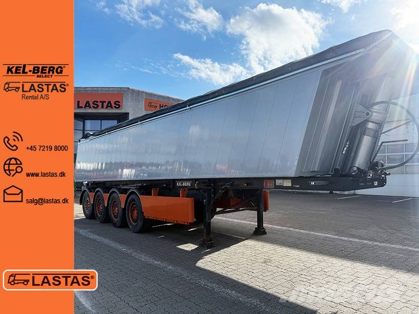 Kel-Berg 4 axle Tipper / Alukastenmulde Kipper 37m3 Kiper poluprikolice