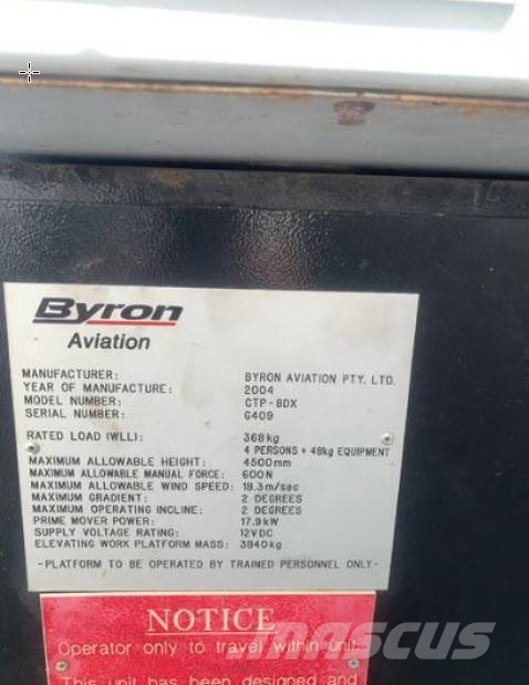 Byron CTP-8DX Makasli platformlar